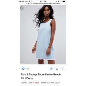 Zulu & Zephyr Shore Dress Denim